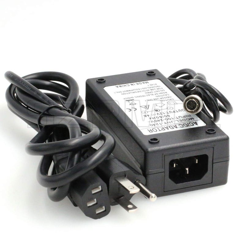 SZRMCC Sound Devices XL-WPH3 12V 4A Hirose 4 Pin Male AC DC Power Supply Adapter for Recorder Zoom F4 F8,Sound Devices 688 644 633 702T,ZAXCOM - Image 3